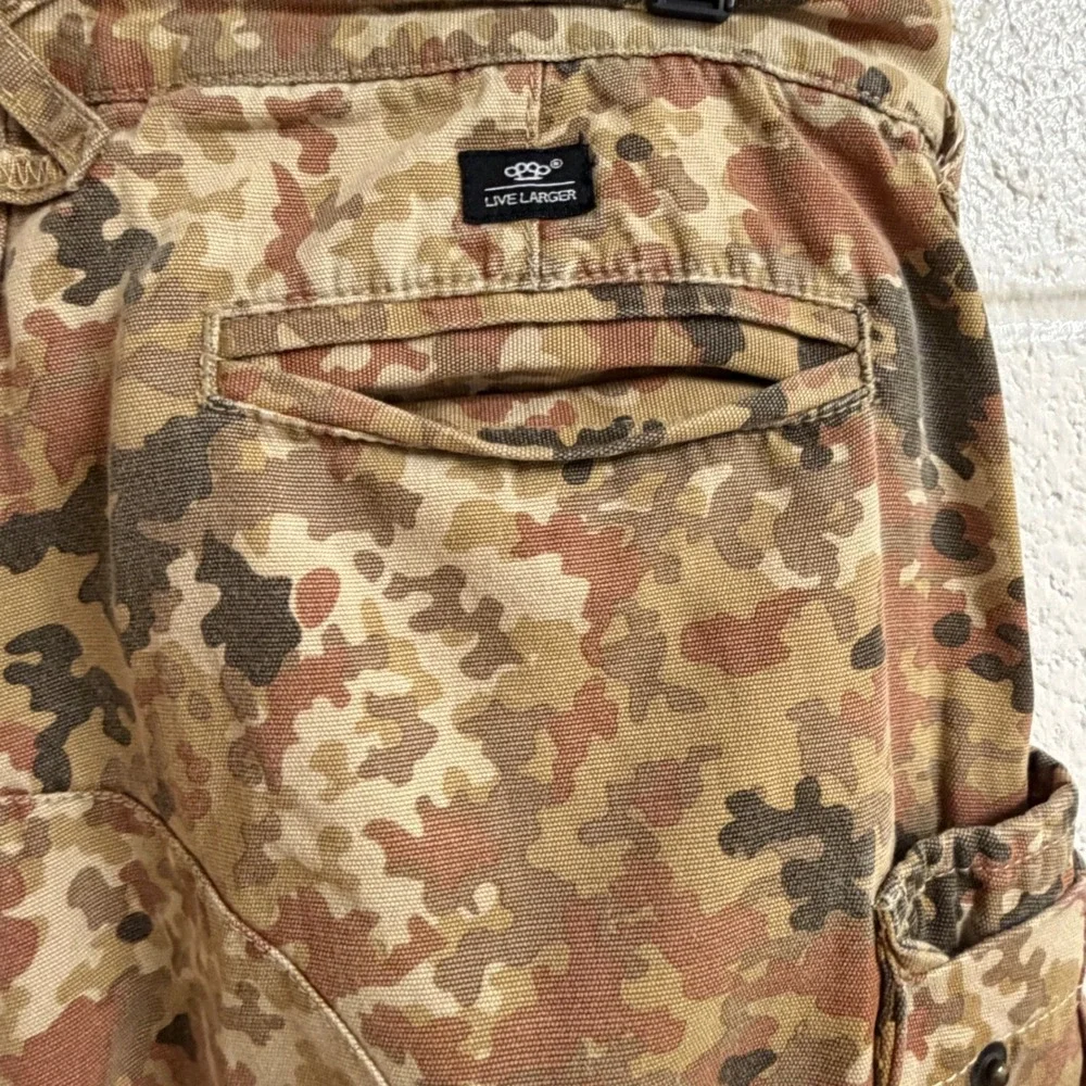 10.Deep Mens Flecktarn Camo Cargo Pants 32 Streetwear Tactical Cotton Canvas